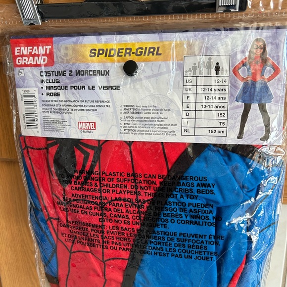 Marvel Super-Girl Costume, Children L - Picture 3 of 5
